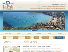 Tablet Screenshot of hotel-laperla.com